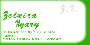 zelmira nyary business card